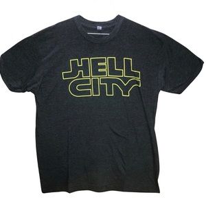 Hell City Tattoo Fest T-Shirt XL black and yellow